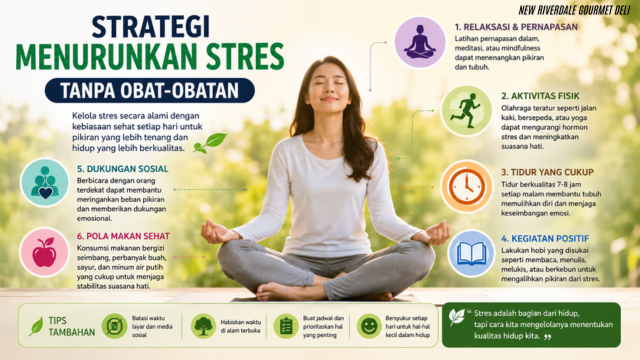 Strategi Menurunkan Stres Tanpa Obat-obatan