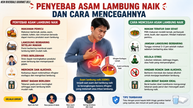 Penyebab Asam Lambung Naik dan Cara Mencegahnya