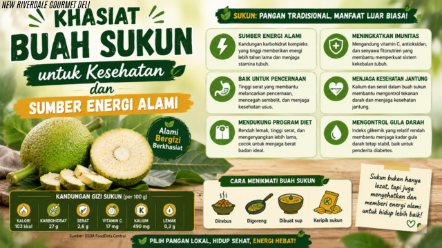 Khasiat Buah Sukun untuk Kesehatan dan Sumber Energi Alami