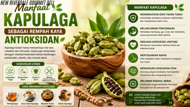 Manfaat Kapulaga sebagai Rempah Kaya Antioksidan