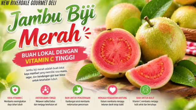 Jambu Biji Merah: Buah Lokal dengan Vitamin C Tinggi