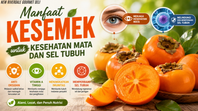 Manfaat Kesemek untuk Kesehatan Mata dan Sel Tubuh